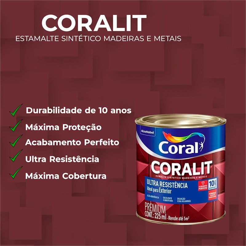 Coralit Ultra Resistência Alto Brilho 3
