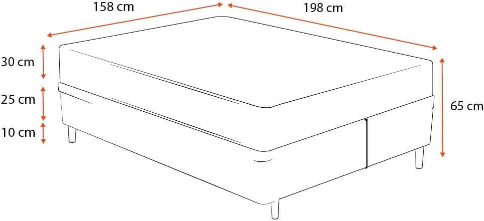 Cama Box Queen Ortobom 2