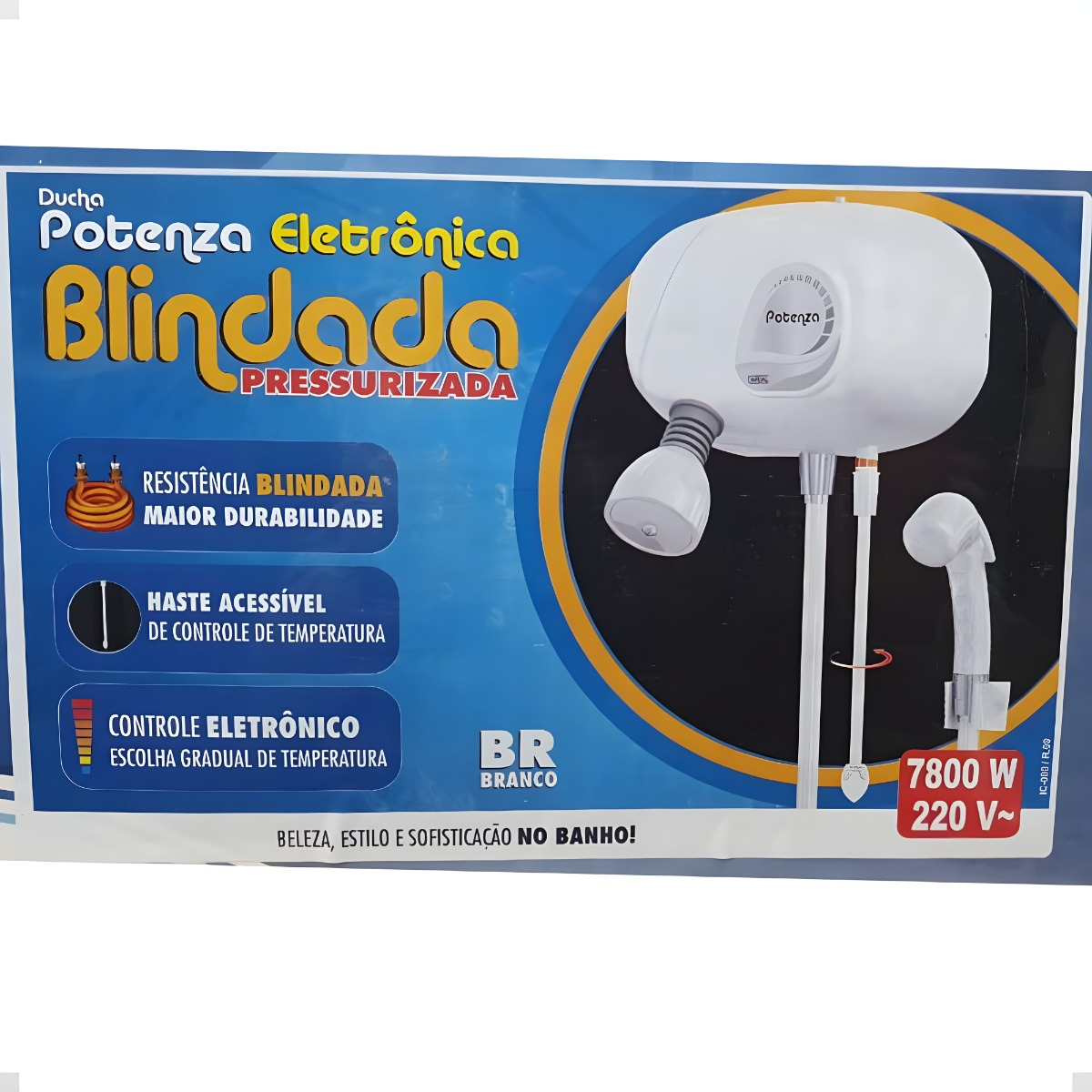 Ducha Potenza Eletrônica Pressurizada (220 V) 3