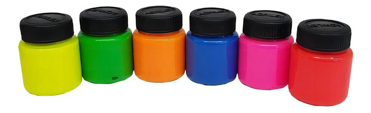 Tinta Acrílica Neon 5