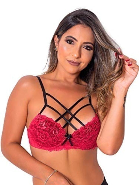 Sutiã Strappy com Aro e Bojo In Love 2