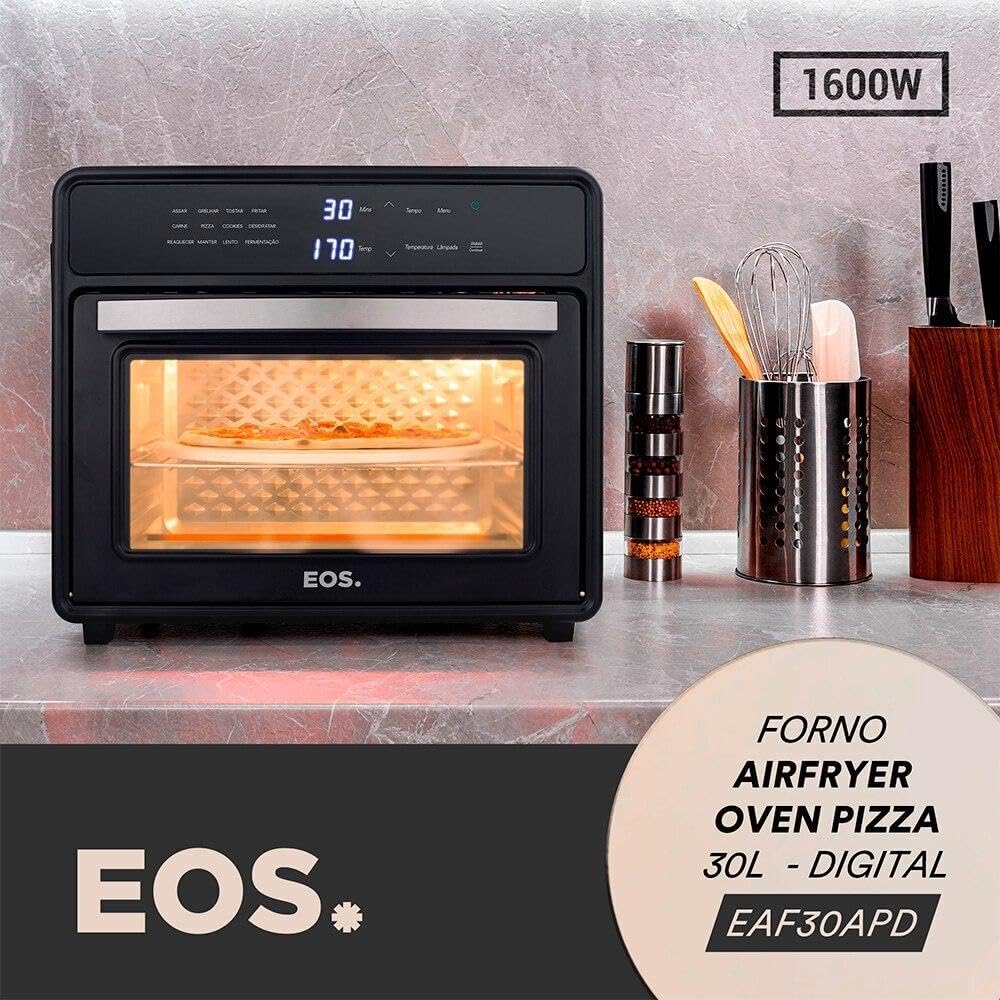 Forno Elétrico e Air Fryer Oven Pizza EOS 30 L 3