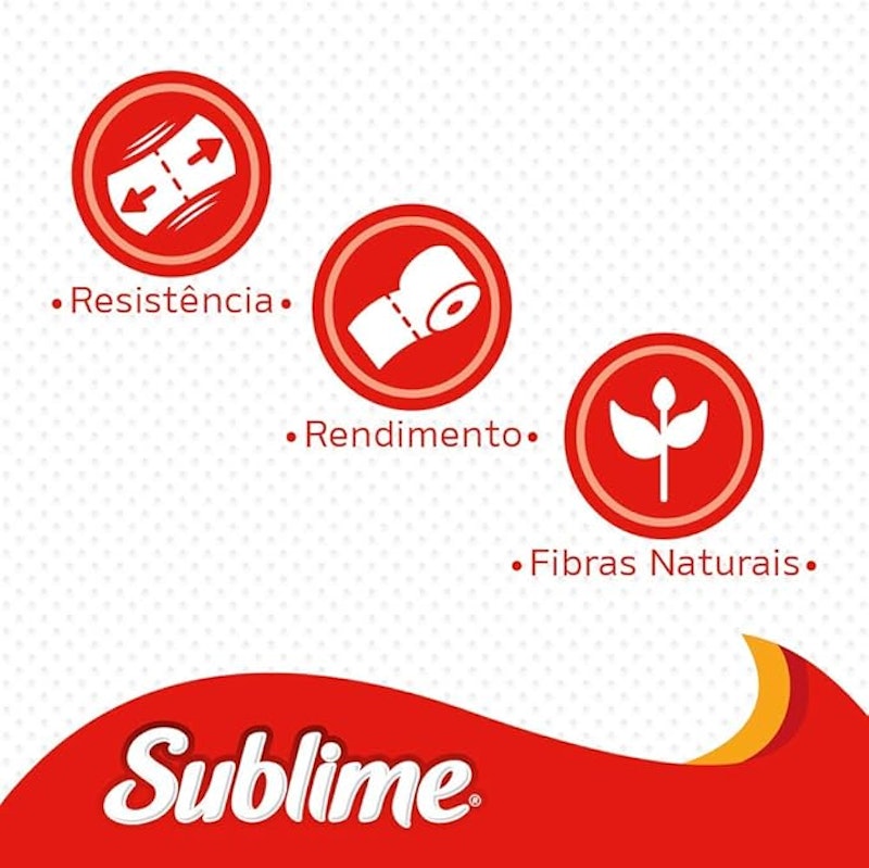 Papel Higiênico Folha Simples Sublime 2