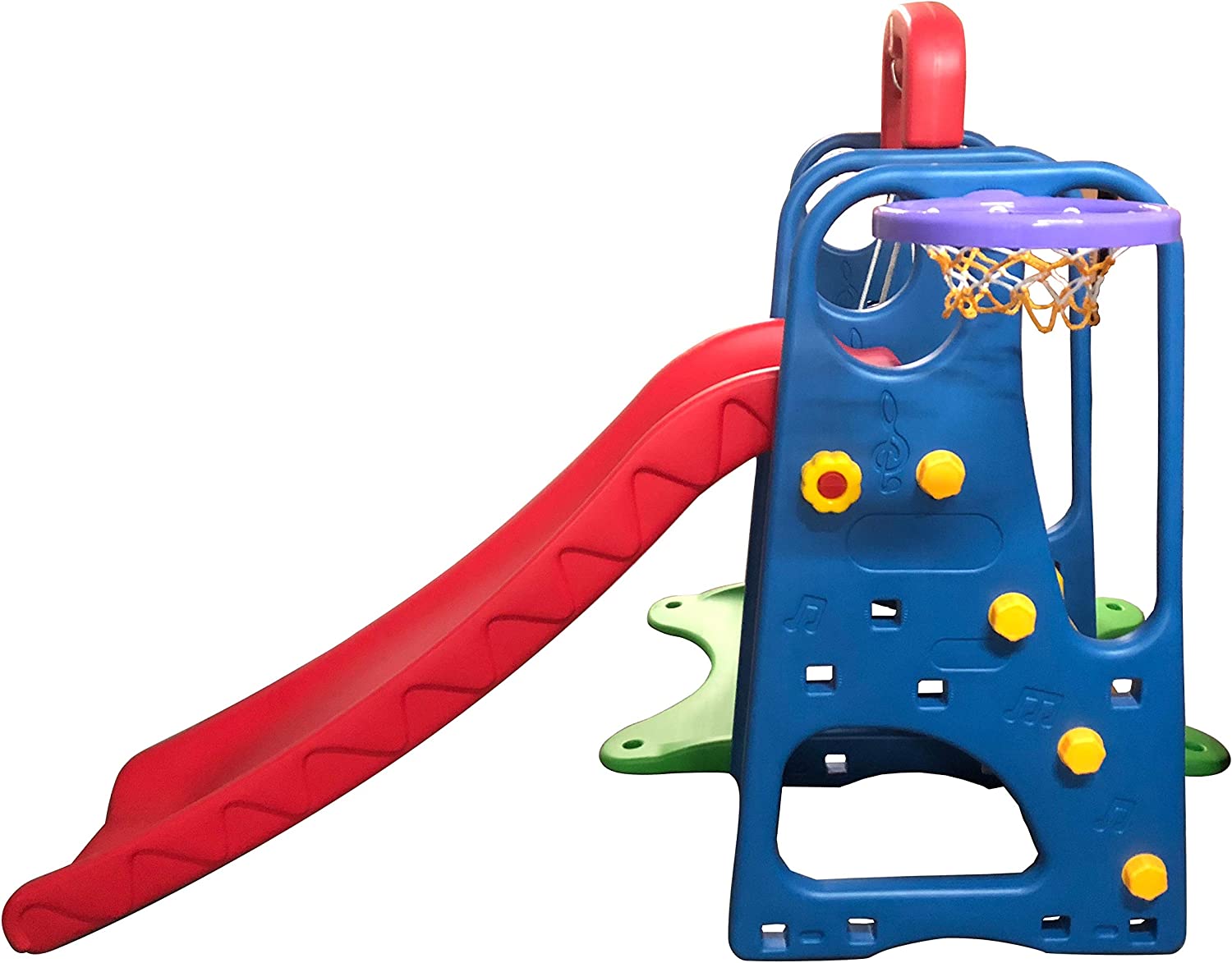 Escorregador Infantil com Balanço Playground 3 em 1 2