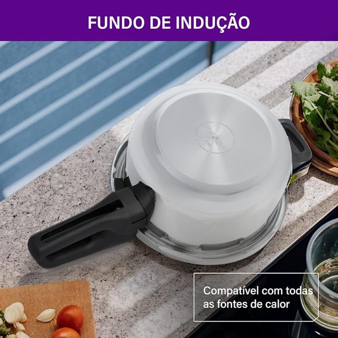 Panela De Pressão Rochedo Inox Trendy 6 L 4