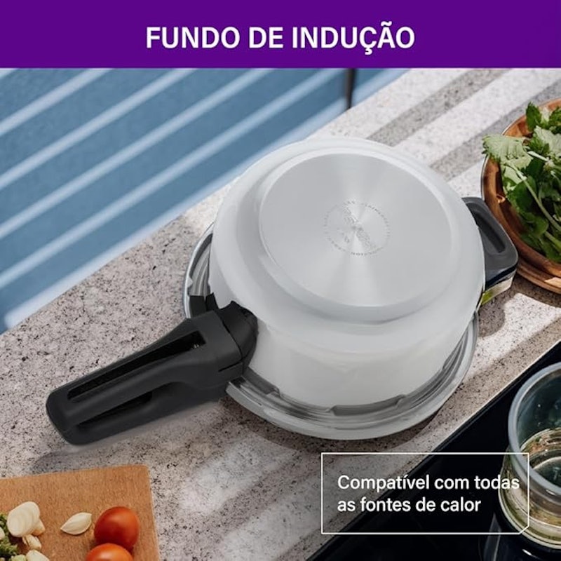 Panela De Pressão Rochedo Inox Trendy 6 L 4