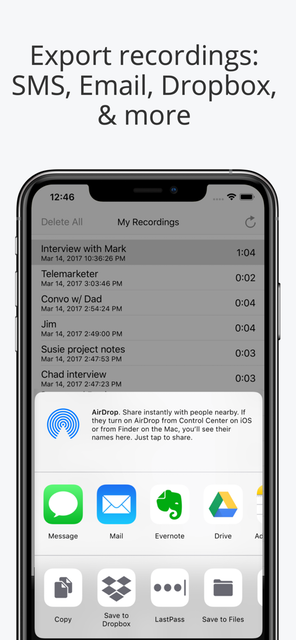 Call Recorder Lite For iPhone 3
