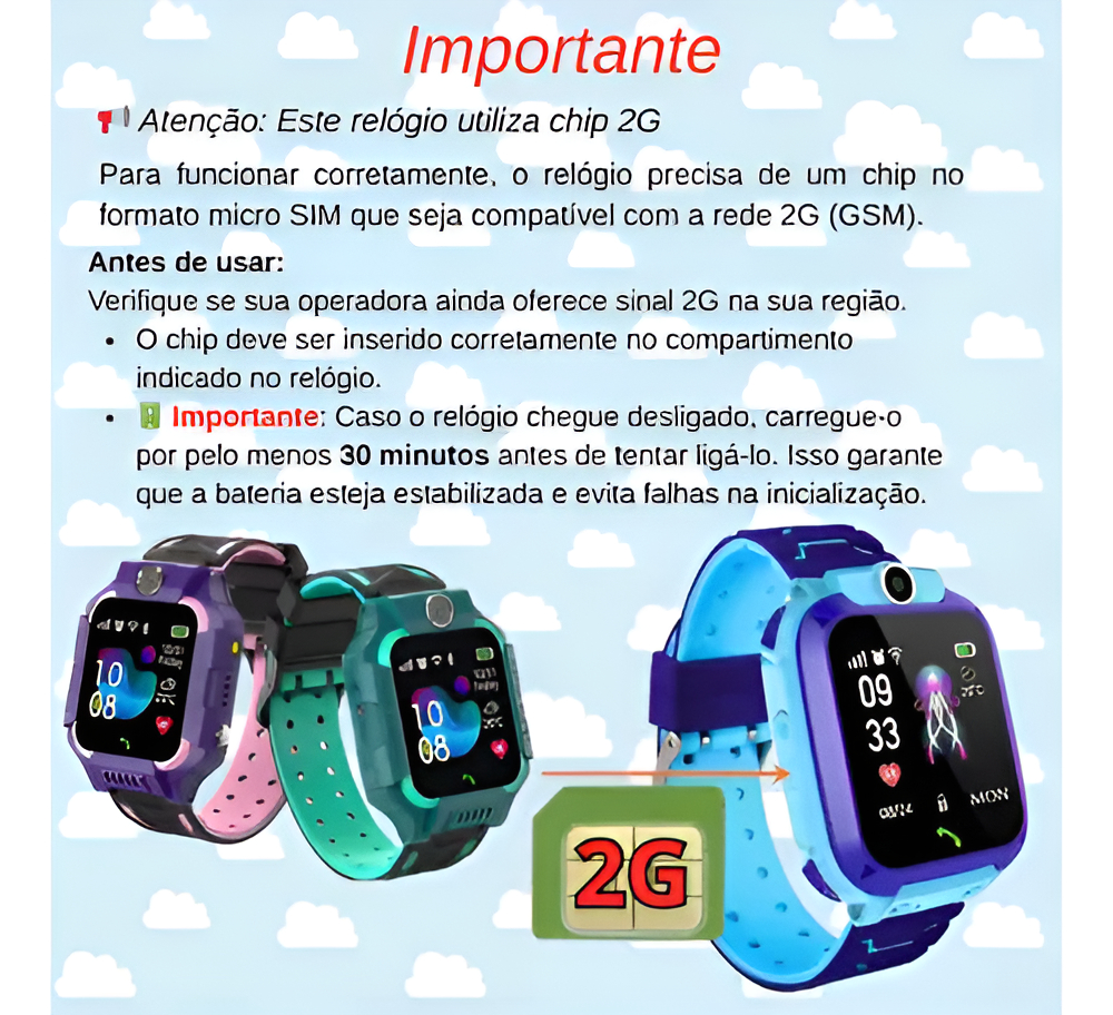 Smartwatch Infantil Howear 3