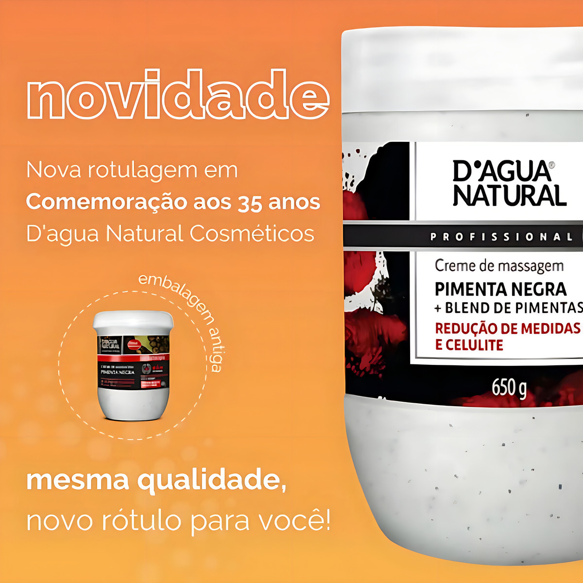Creme de Massagem Pimenta Negra  2