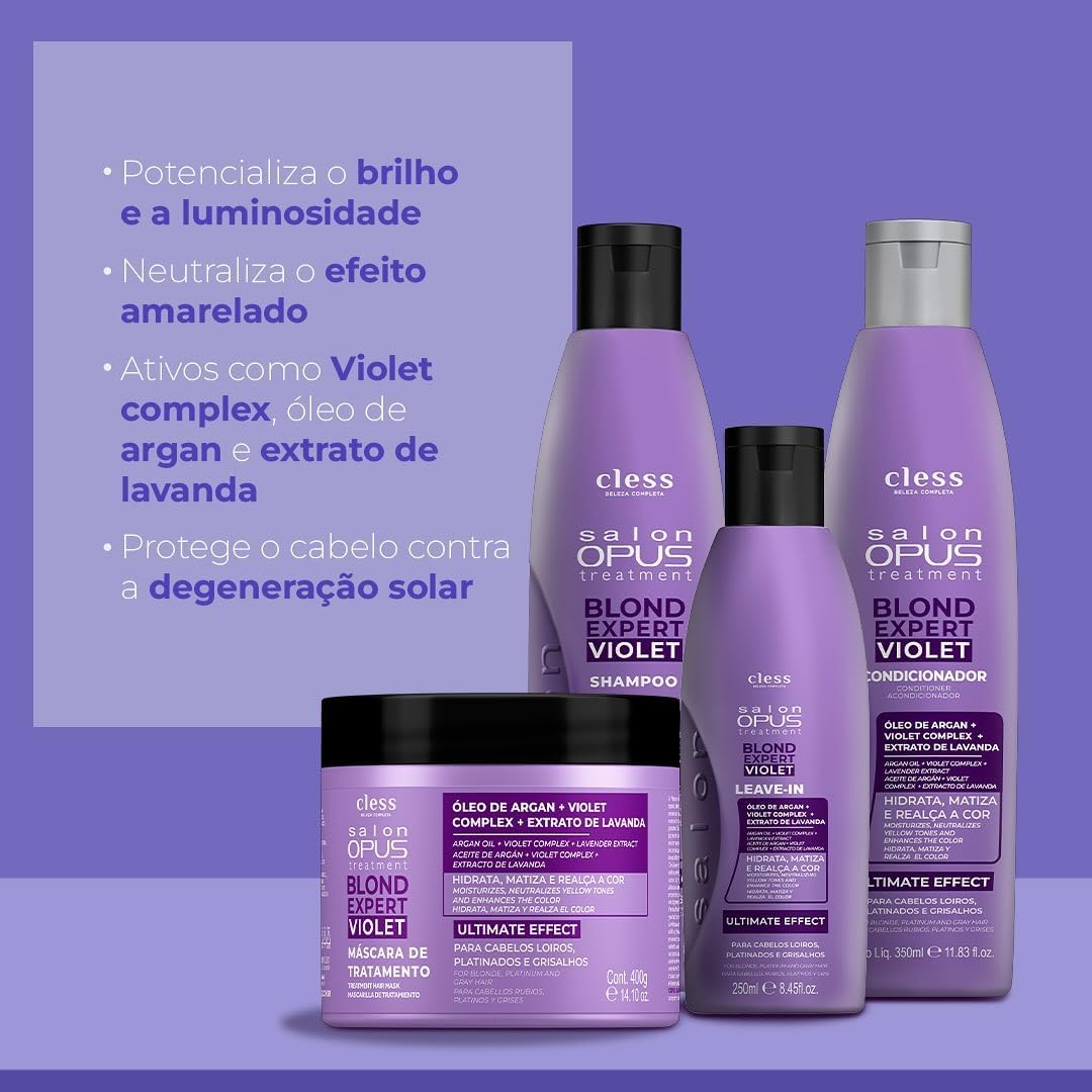 Shampoo Blond Expert Violet Salon Opus 4