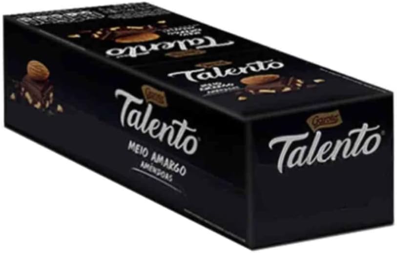 Chocolate Talento Meio Amargo com Amêndoas 2