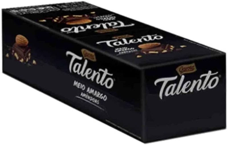 Chocolate Talento Meio Amargo com Amêndoas 2