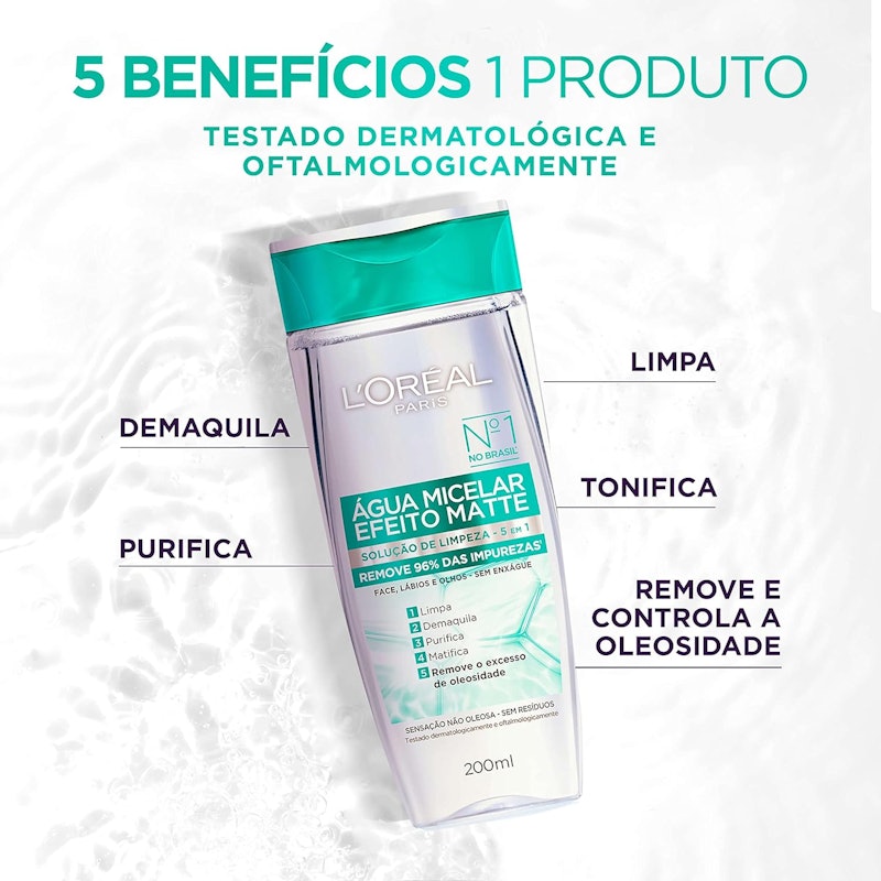 Água Micelar Efeito Matte 2
