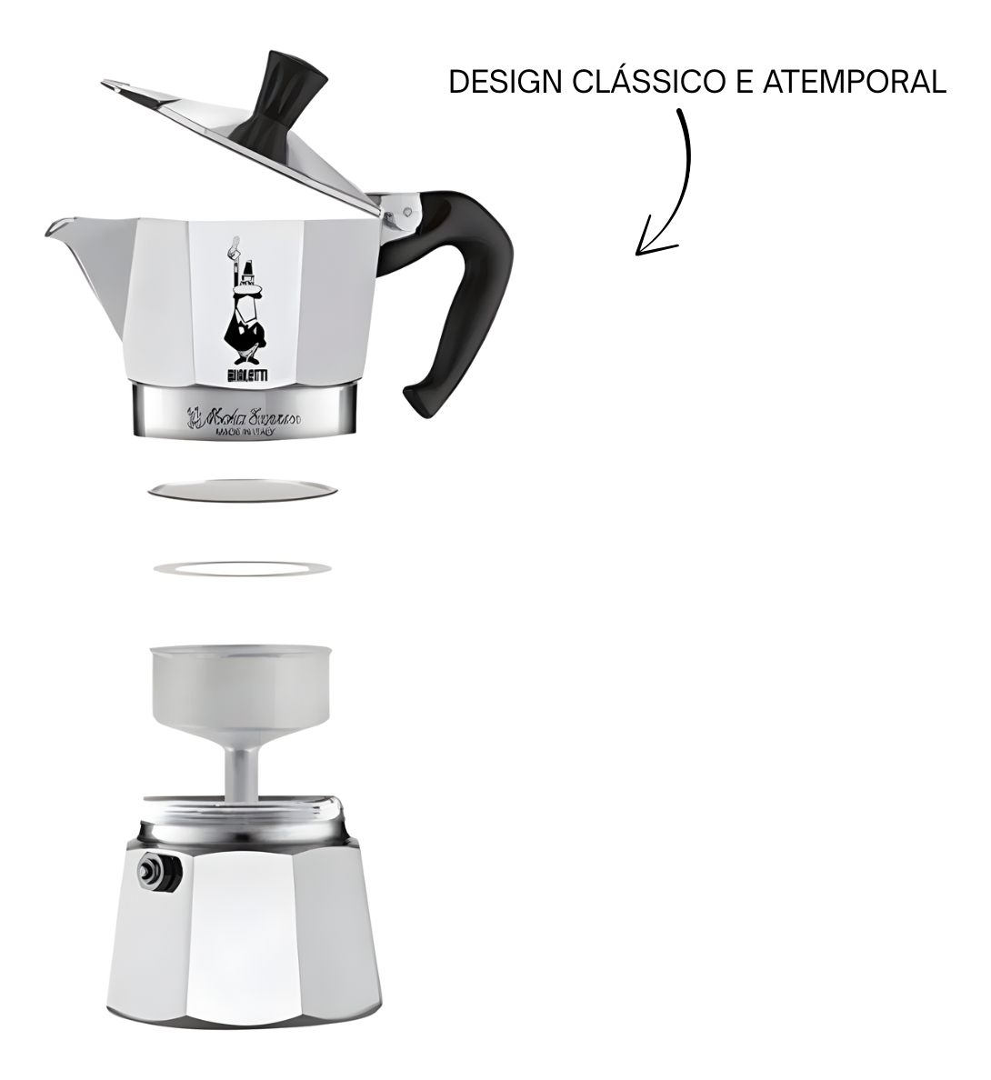 Cafeteira Moka Express 4