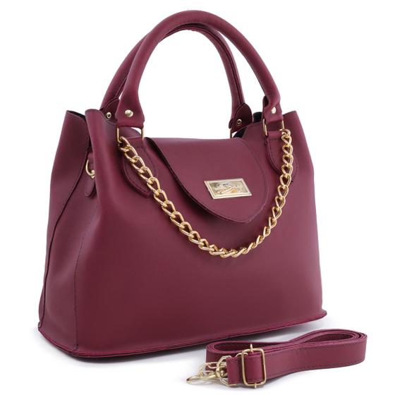 Bolsa Feminina com Detalhe em Corrente 3