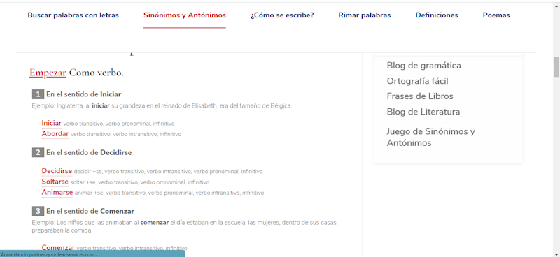 Dicionário de Espanhol Busca Palabras 3