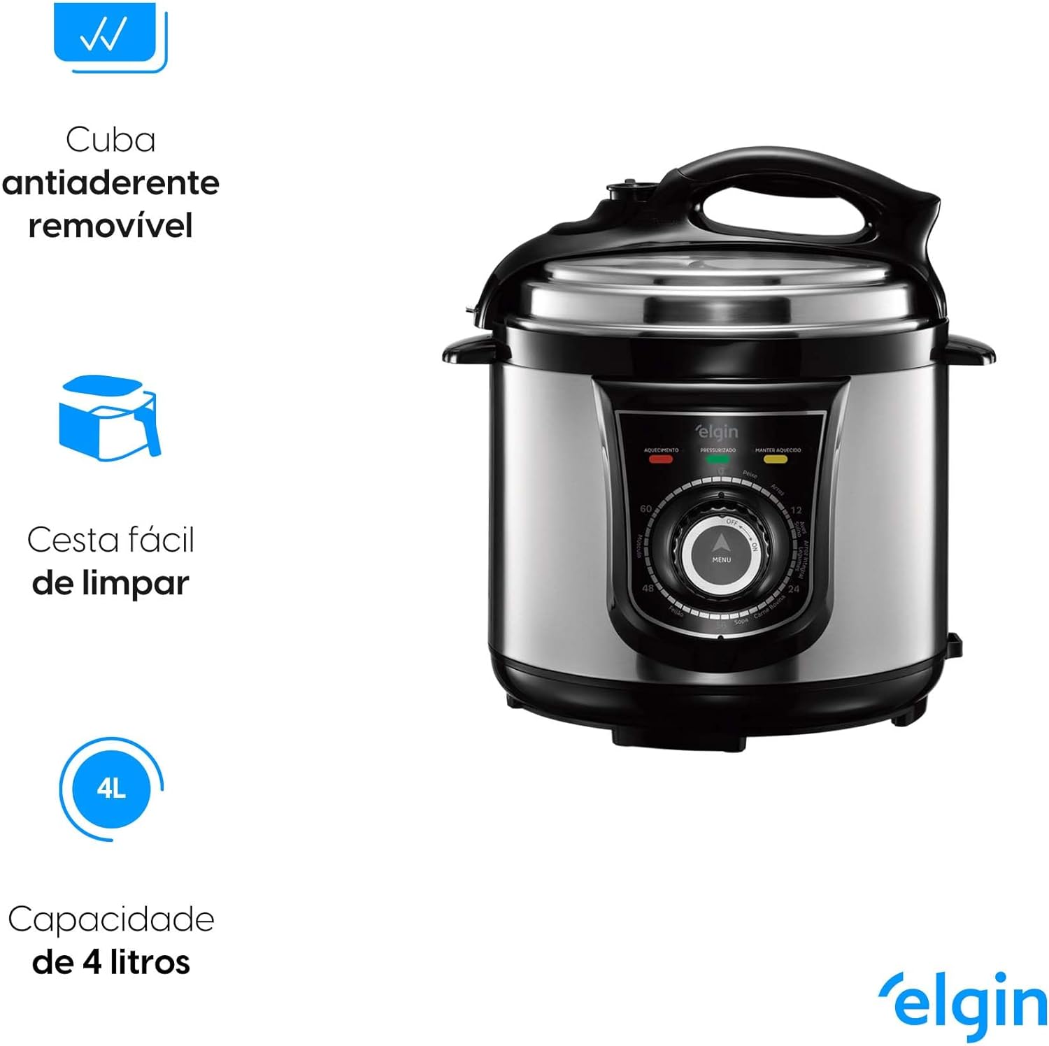 Panela de Pressão Elétrica 4