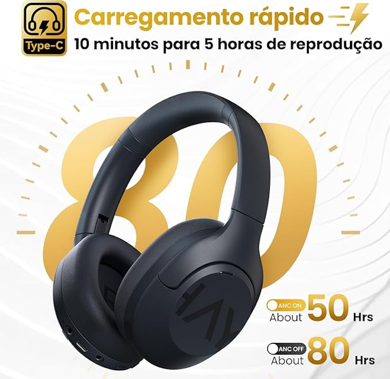 Fone de Ouvido sem Fio Haylou S30 Pro Anc 5
