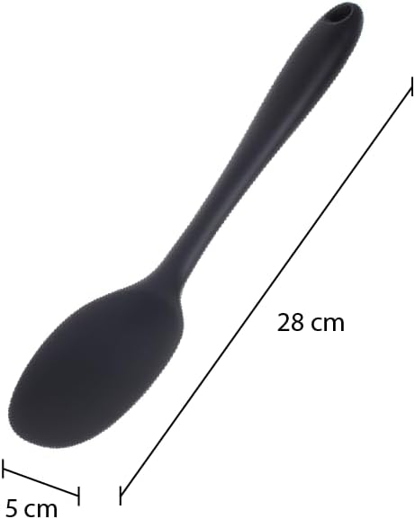 Colher Silicone 28 cm Weck Preto 2