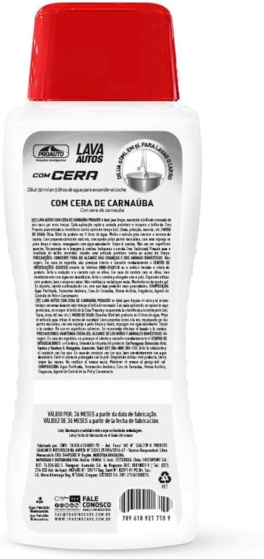 Lava Autos com Cera 500 ml 2
