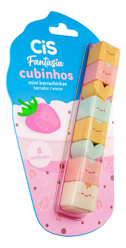 Mini Borrachinhas Cubinhos Fantasia Cis 1