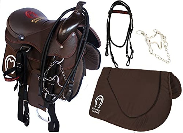 Sela para Cavalo Selaria Cavalo no Brete com Acessórios 2