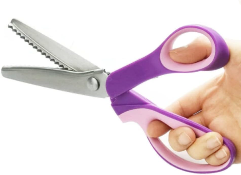 Tesoura Picotar Zig Zag Cabo Soft Premium Artesanato 3