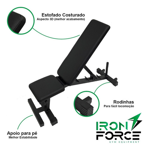 Banco Livre Regulável Iron Force 3