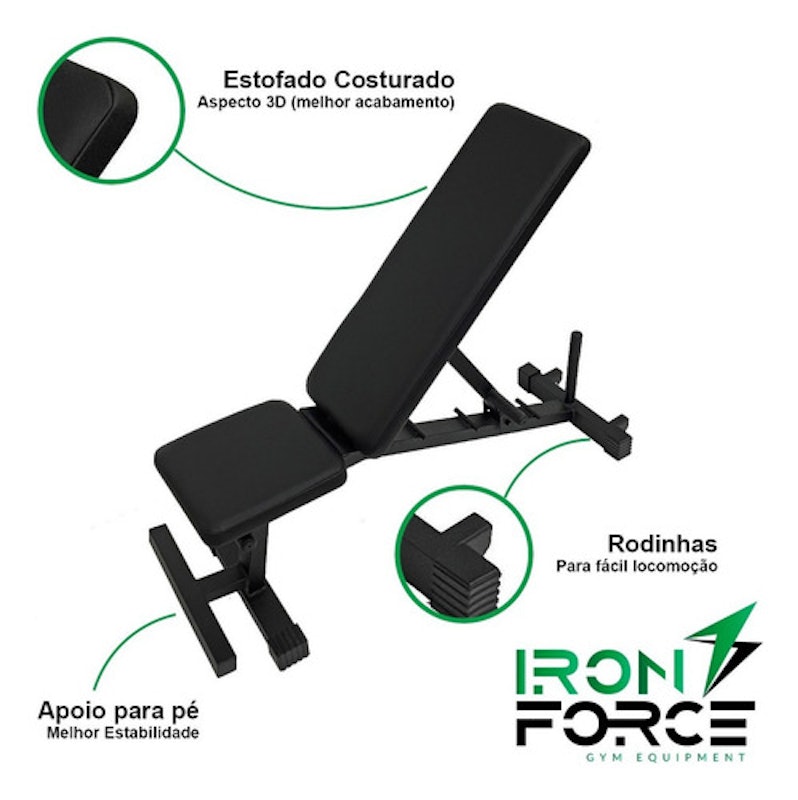 Banco Livre Regulável Iron Force 3