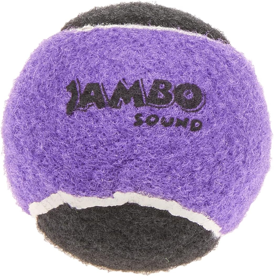 Bola de Tênis Média Preto e Roxo com Som 2