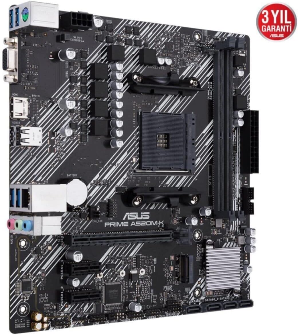 Placa-Mãe Micro ATX AMD A520 3