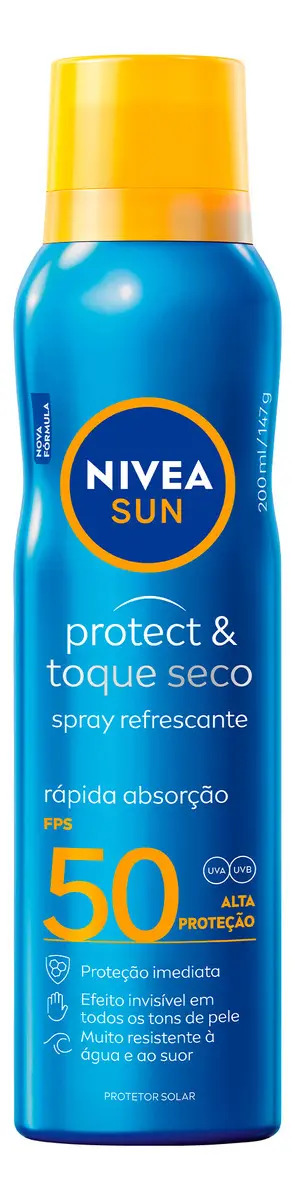 Protetor Solar Spray Protect & Toque Seco FPS 50 1