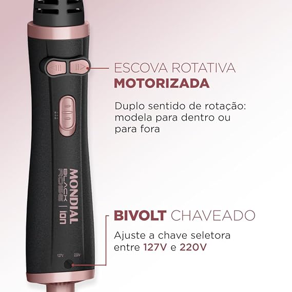 Escova Rotativa Black Rose  3