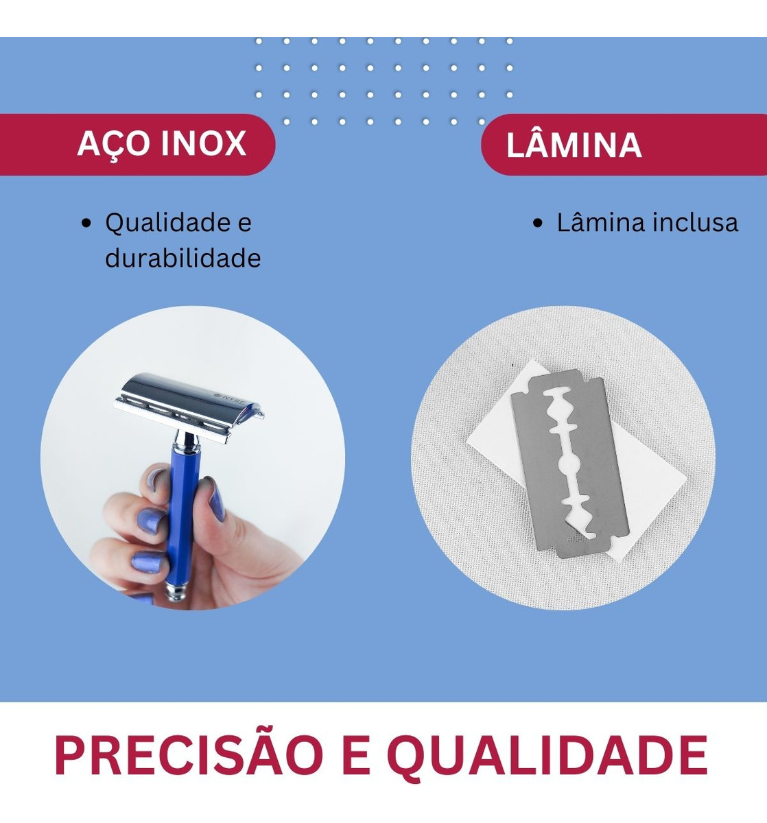 Aparelho de Barbear com Cabo Azul NYBC 5