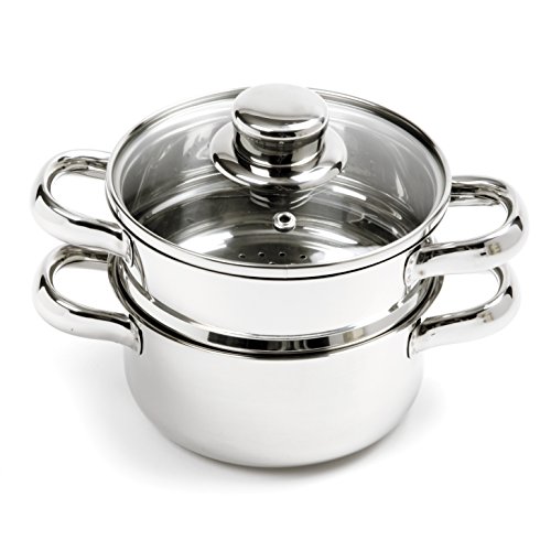Mini Panela a Vapor de Aço Inoxidável 4