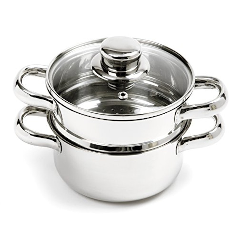 Mini Panela a Vapor de Aço Inoxidável 4