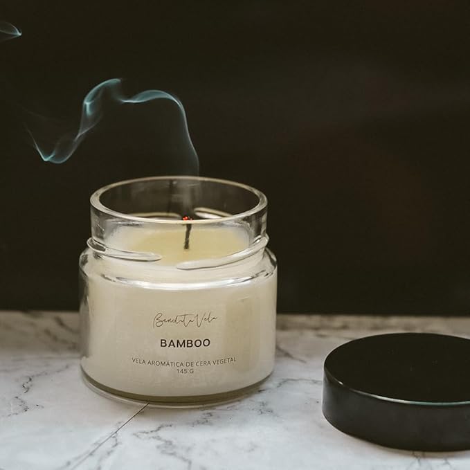 Vela Perfumada Bamboo 145 g + Lata 3