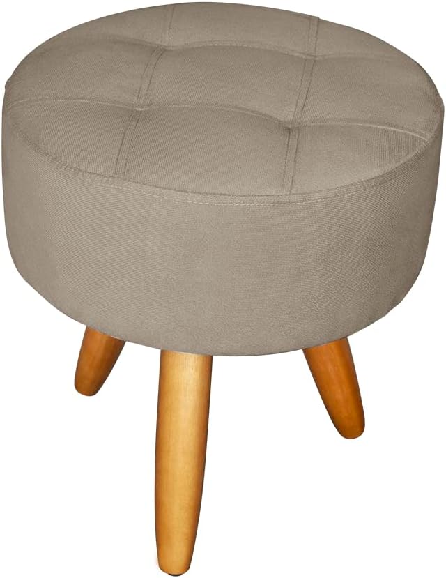 Puff Decorativo Redondo Moderno Resistente 2