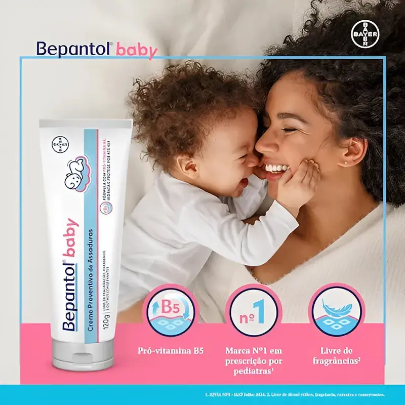 Creme Preventivo de Assaduras Bepantol Baby 2