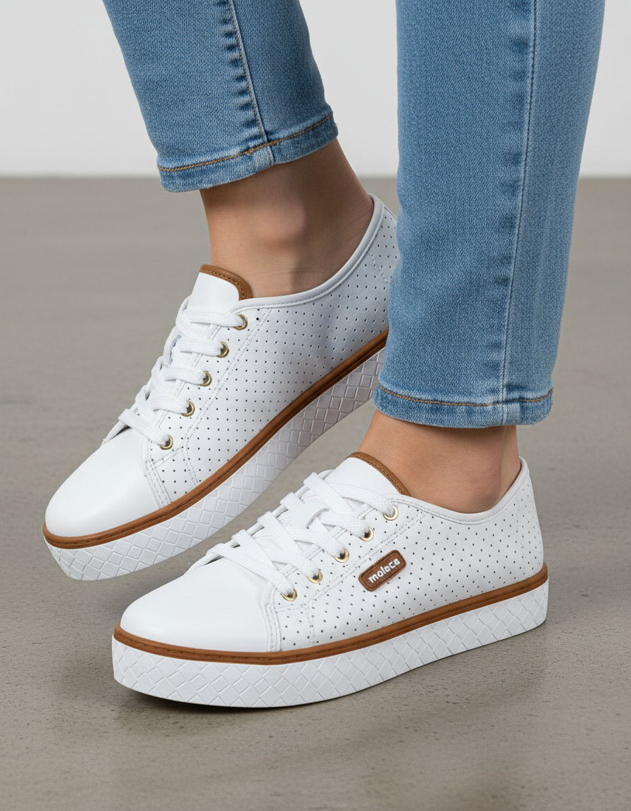 Tênis Casual Feminino Moleca 1