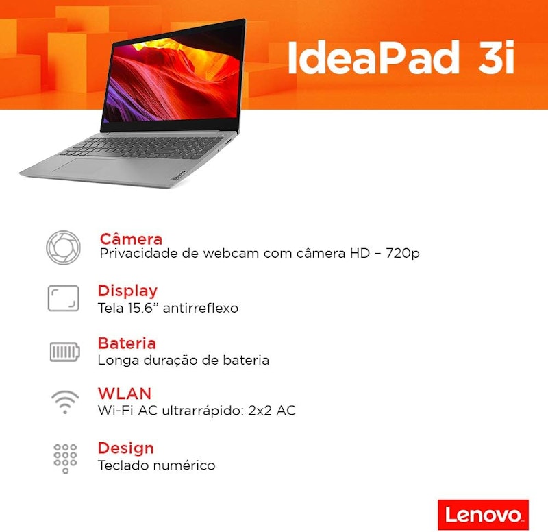 Notebook Lenovo IdeaPad 3i 5