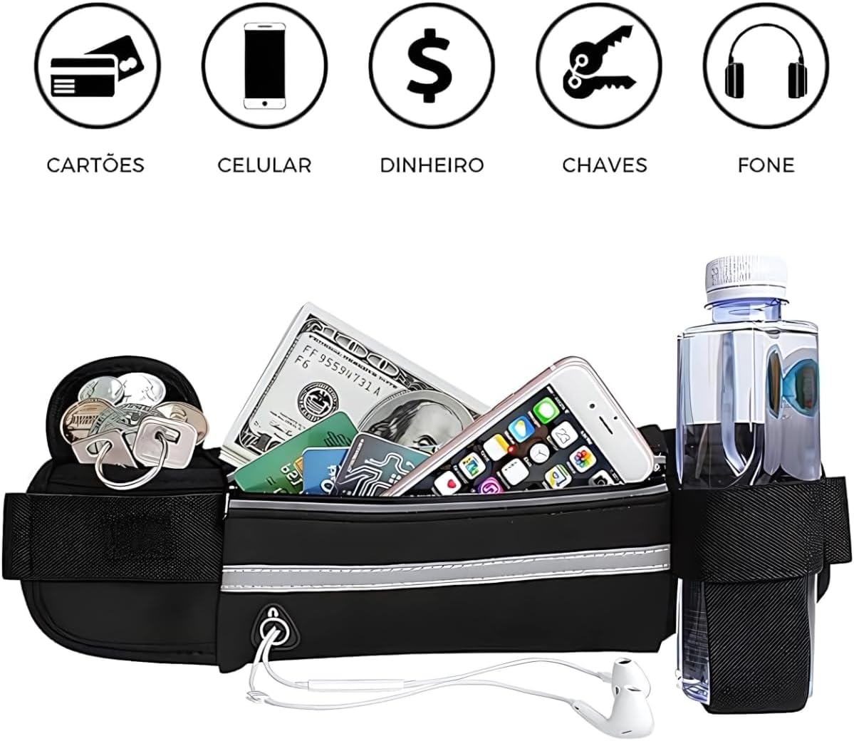 Pochete Slim Fitness Audiovoicer 4