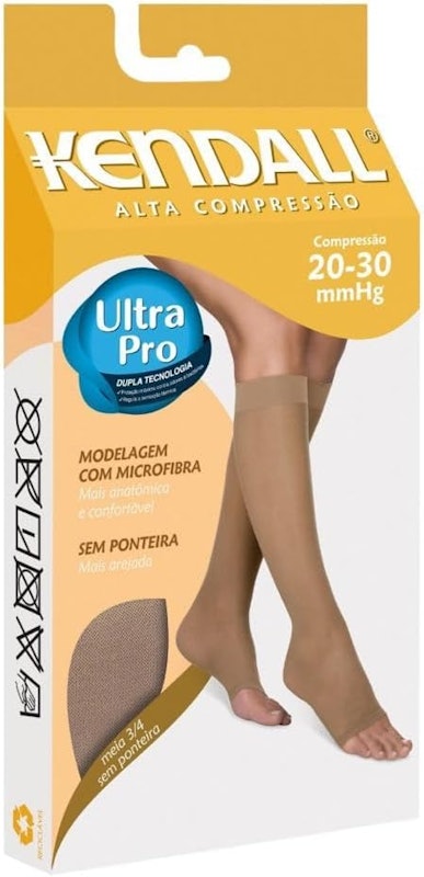 Meia Kendall 3/4 20-30 mmHg sem Ponteira 3
