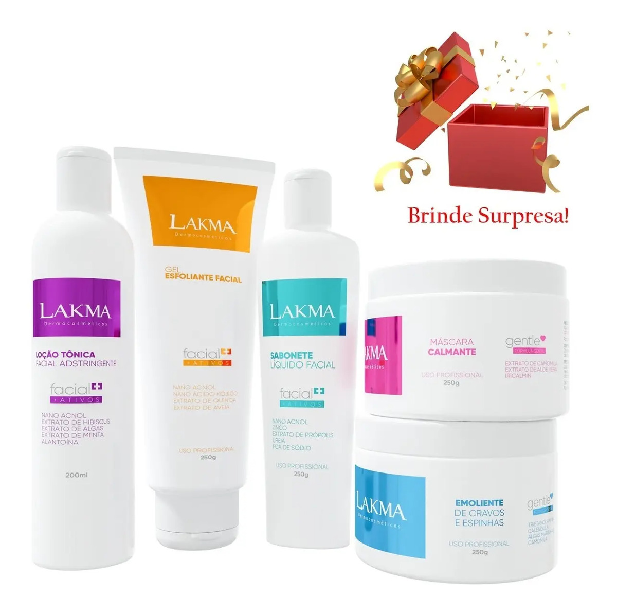 Kit Limpeza de Pele Lakma 1
