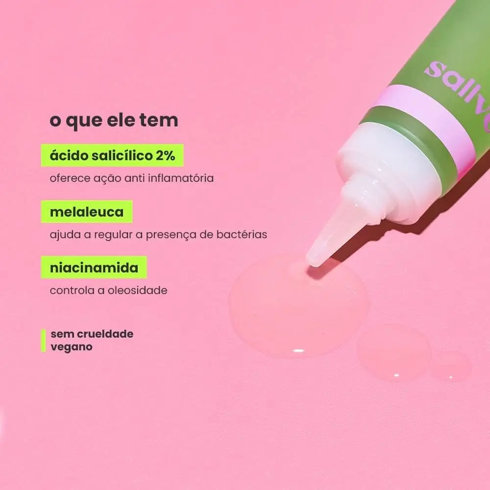 Sallve Sérum Antiacne - Ácido Salicílico 2% 3