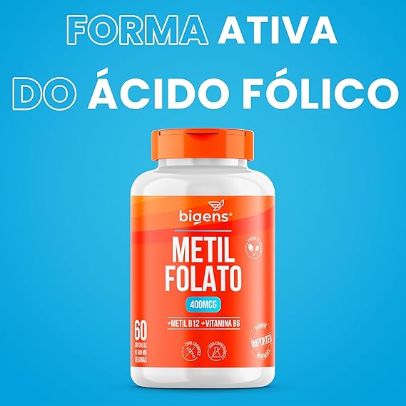 Metilfolato 400 mcg Metil B12 + B6  3
