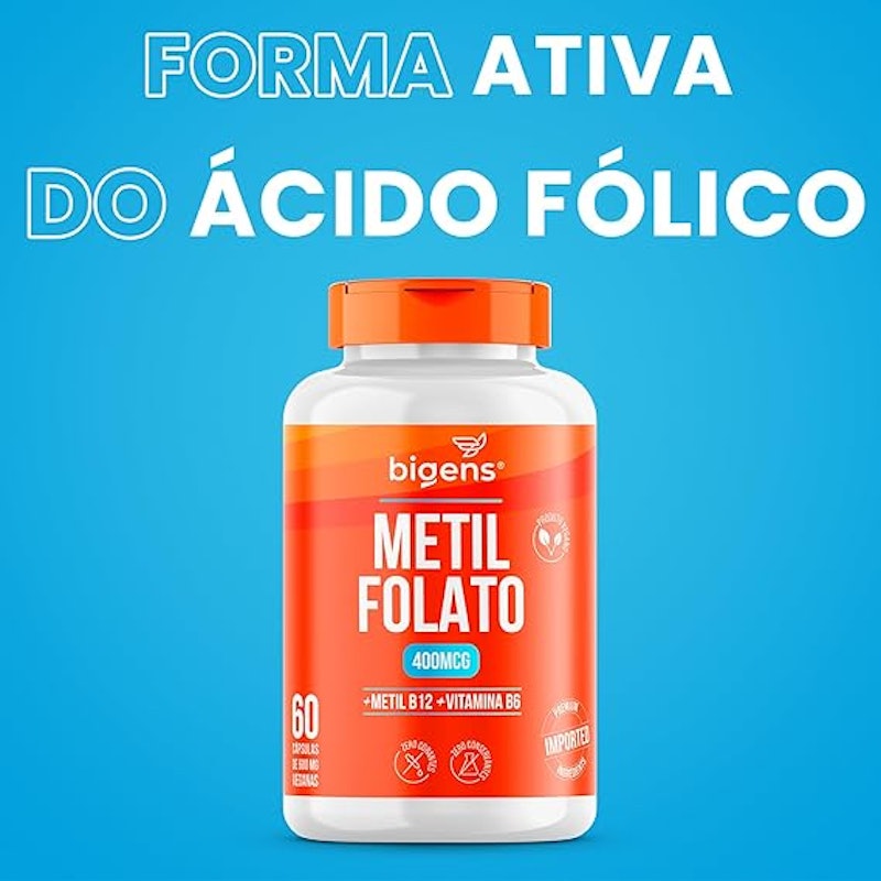 Metilfolato 400 mcg Metil B12 + B6 3