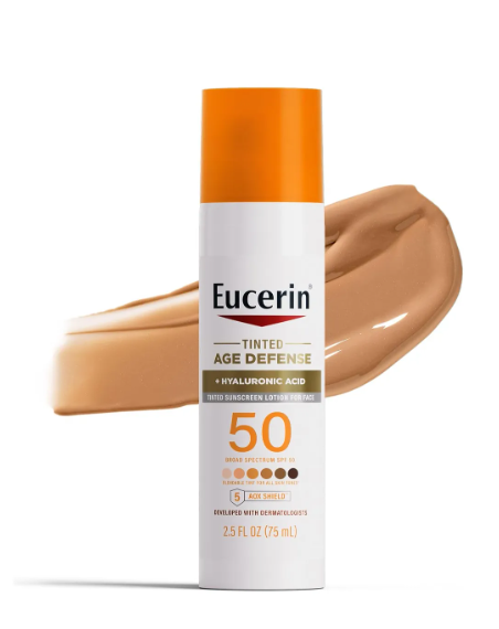 Sun Tinted Age Defense Loção Protetora Solar Facial 1