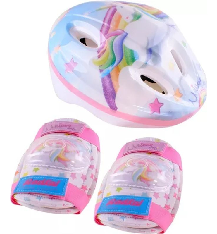 Patins AJ Tri-Line com Acessórios Unicórnio 4