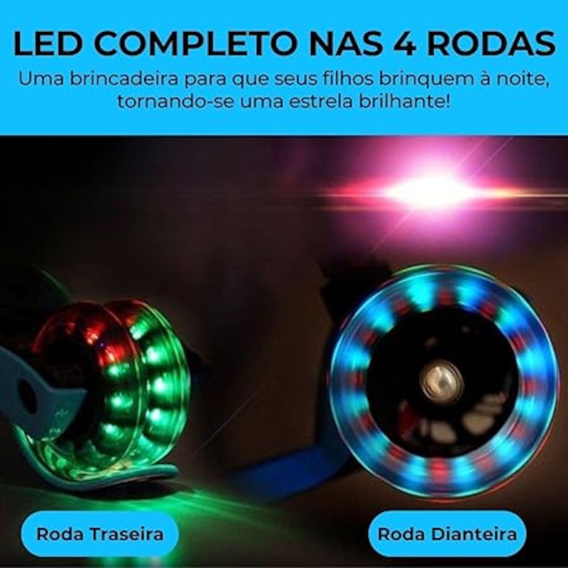 Patinete com Luzes de LED 5